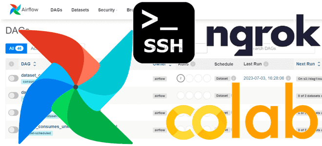 Apache AirFlow GUI Google Colab, обучение Apache AirFlow, курсы дата-инженеров, обучение разработчиков Big Data, разработка AirFlow конвейеров, Школа Больших Данных Учебный Центр Коммерсант