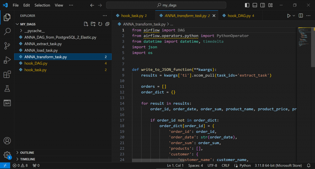 Python-файлы в VS Code