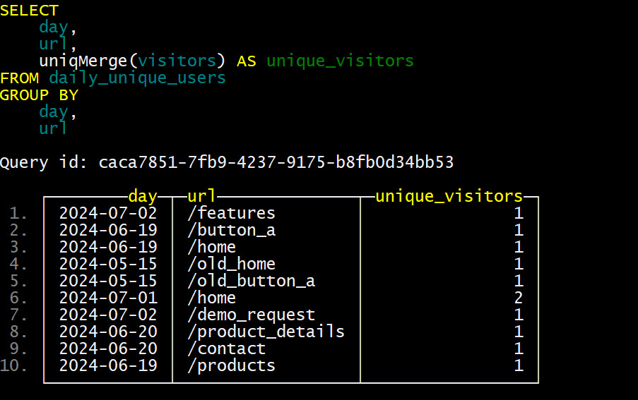 AggregatingMergeTree: Сложная агрегация без потерь - изучи на бесплатный курс ClickHouse от https://dev.bigdataschool.ru