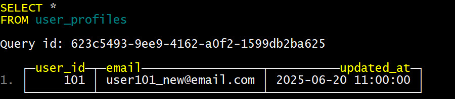 SELECT после Optimize оставит только последнюю версию - - бесплатный курс ClickHouse от https://dev.bigdataschool.ru
