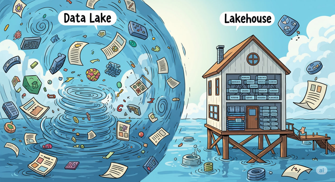 Хорошо иметь домик на озере данных Data Lake House https://dev.bigdataschool.ru/courses/data-architecture/